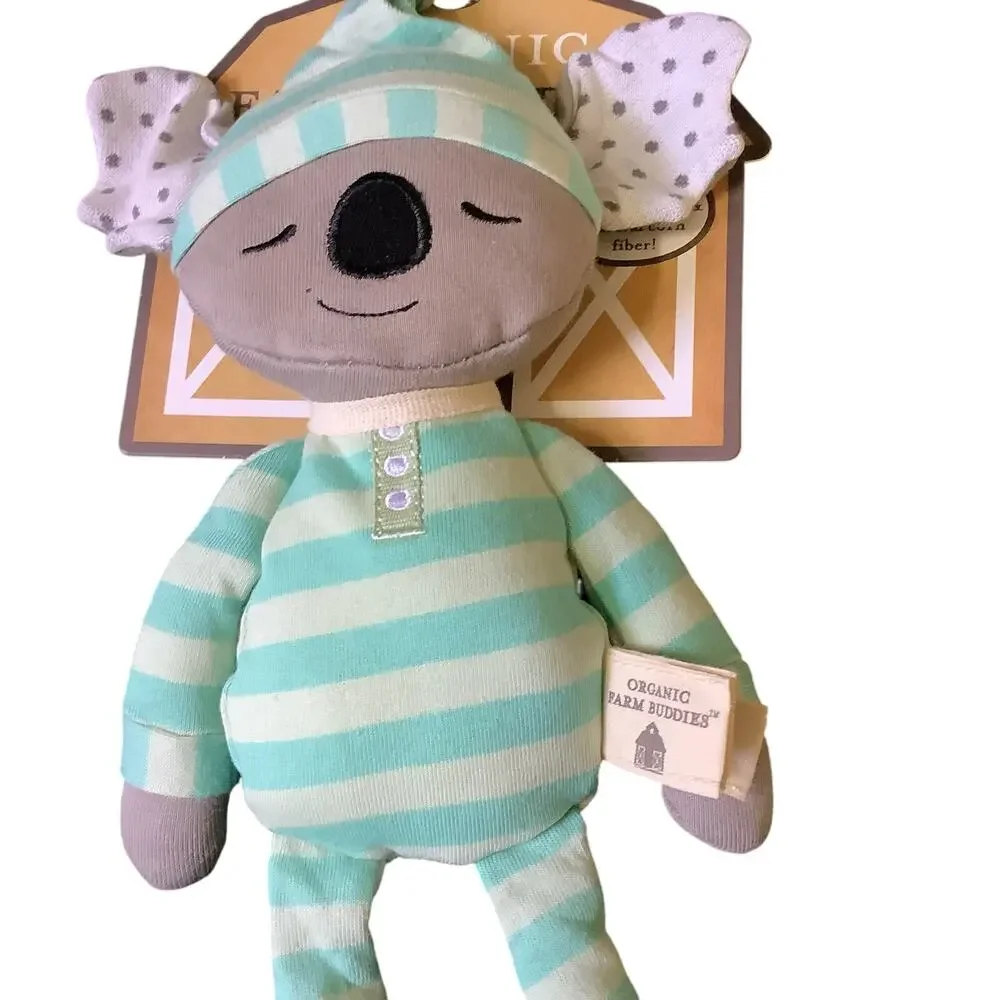 Kozy Koala Organic Farm Buddies Plush Toy by Apple Park- 14